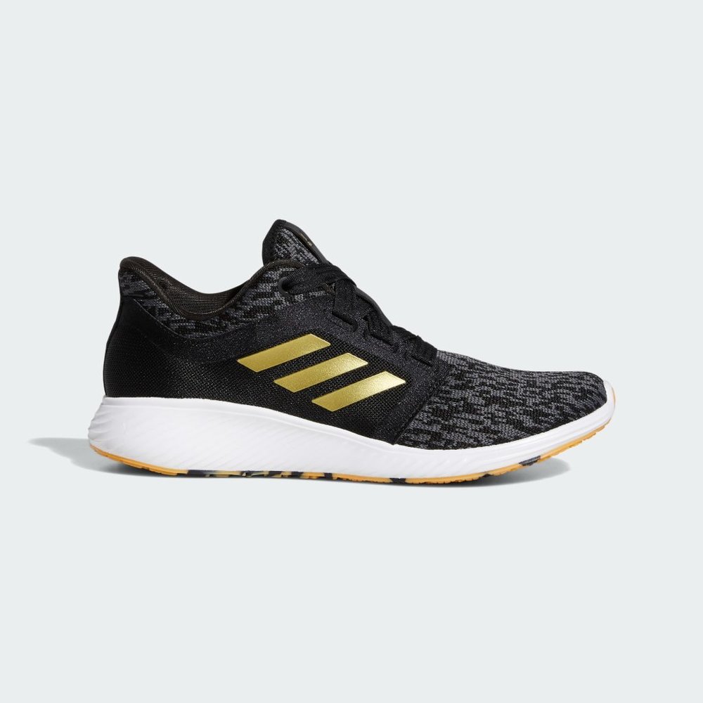Adidas Edge Lux 3 Size 7 Black Gold